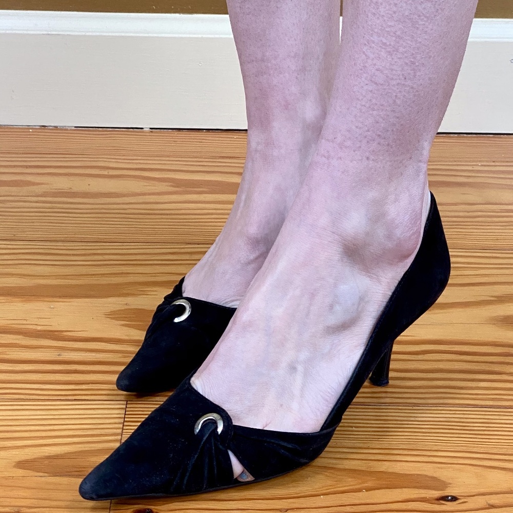 Suede shoes